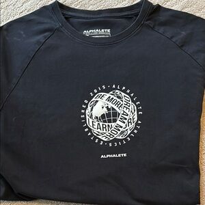 Alphalete Black Graphic Sweatshirt